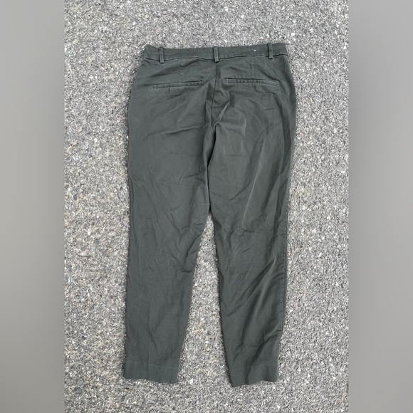 H&M OLIVE GREEN CASUAL PANTS WOMENS LARGE   BOHEMIAN SKATER VIBE - Picture 2 of 6